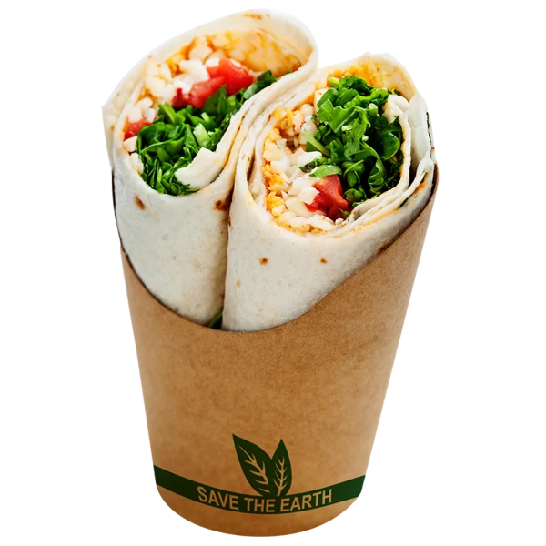 Envase redondo Kraft fritos/Wrap 480ml- 16 oz (1000 unid/caja) (exclusivo online)