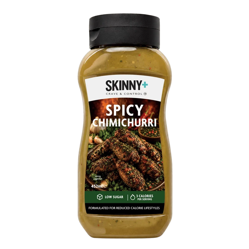 Salsa Skinny+ sabor chimichurri picante sin azúcar - 452 ml