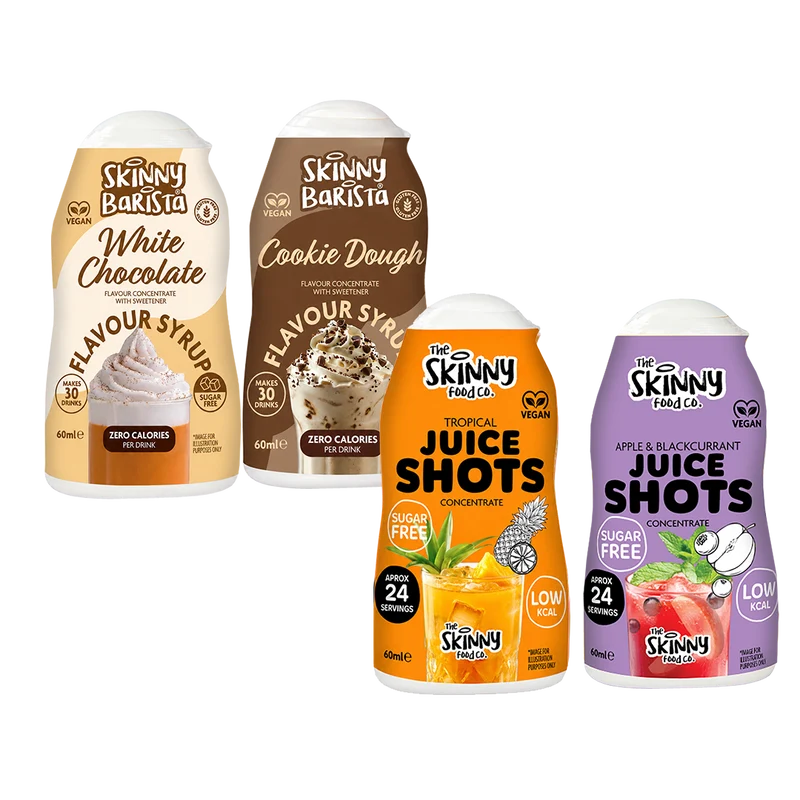 Colección definitiva de zumos y baristas de Skinny Food Co. (60 ml)