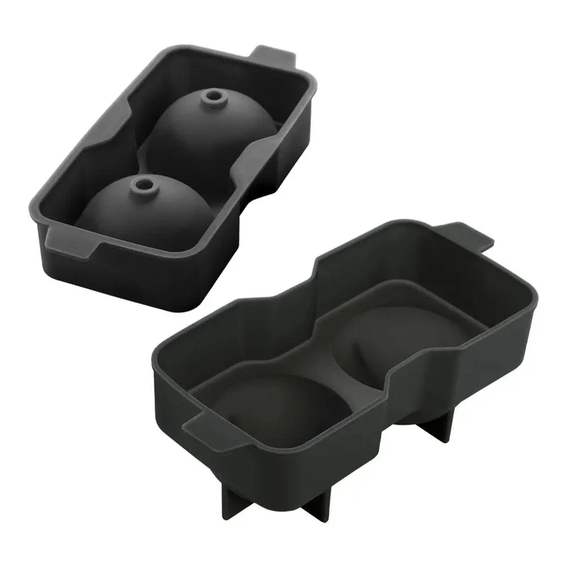 MOLDE DE SILICONA PARA 2 ESFERAS DE HIELO METALTEX Ø 6 CM