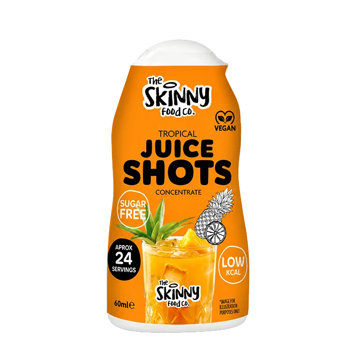 Chupito de zumo de frutas tropicales sin azúcar - 60 ml
