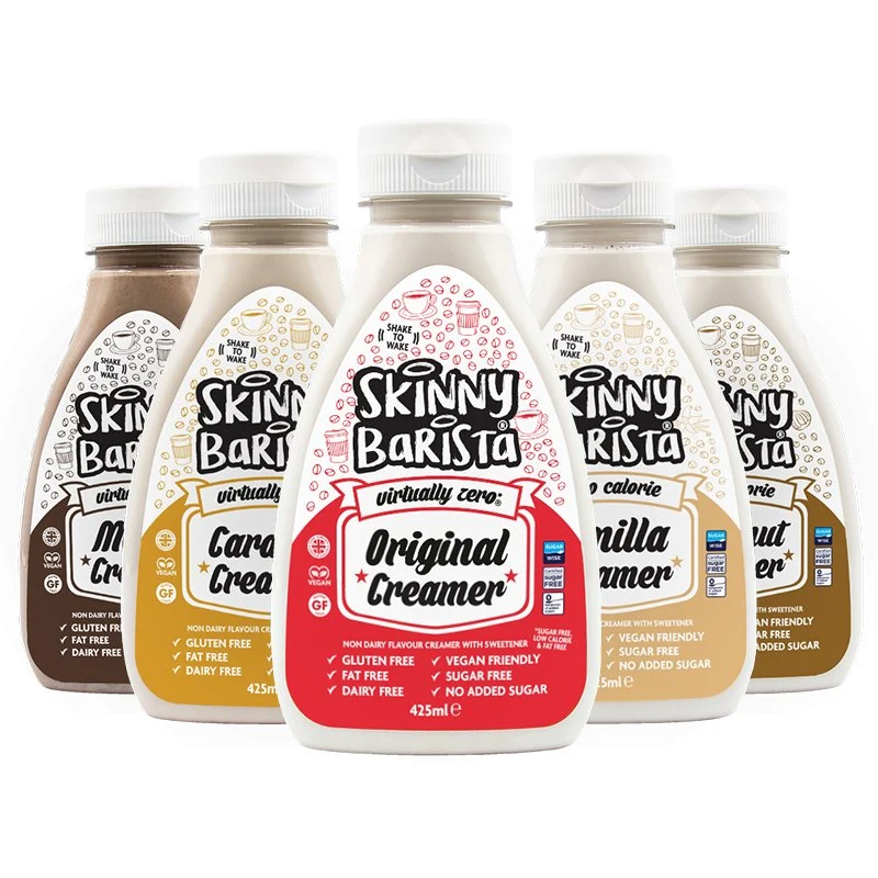Skinny Food Co Coffee Creamers Paquete de 5 (Crema no láctea) - 425ml