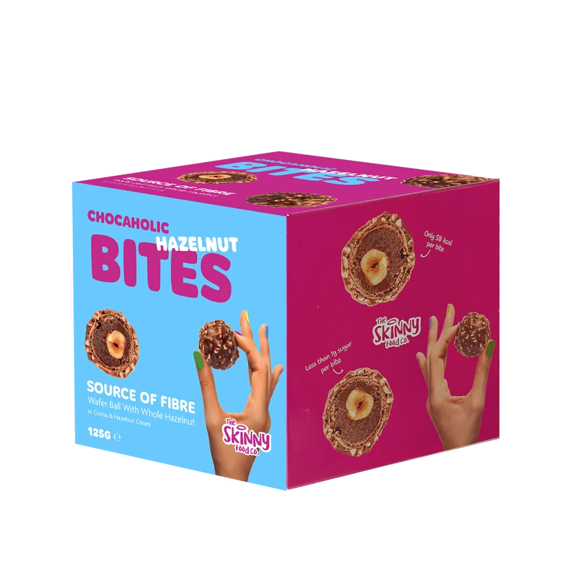 Bocaditos de avellana y chocolate Skinny Chocaholic 125 g