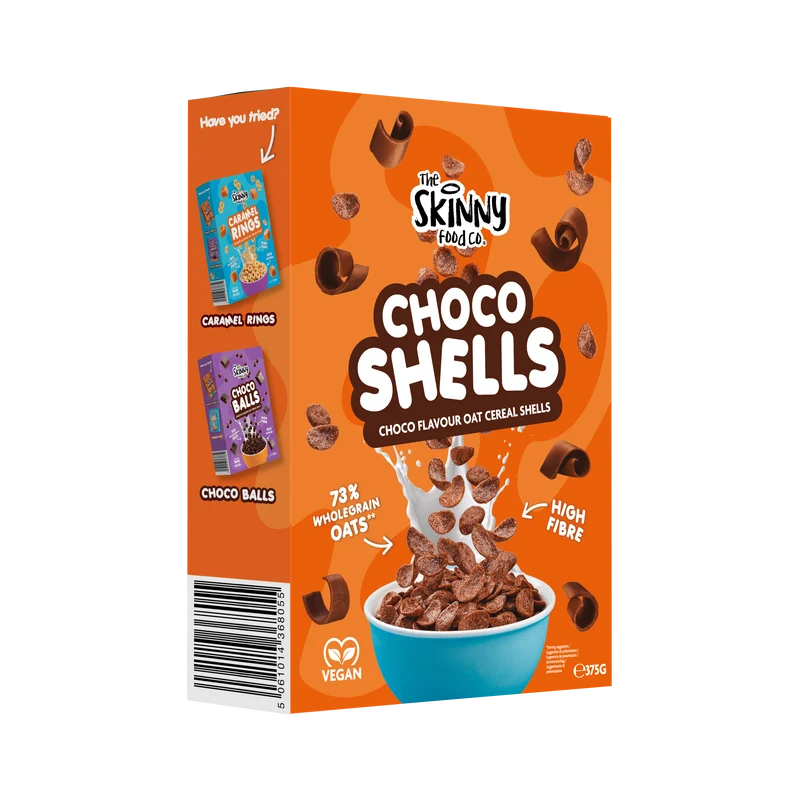 Cáscaras de avena flacas con chocolate - 375 g