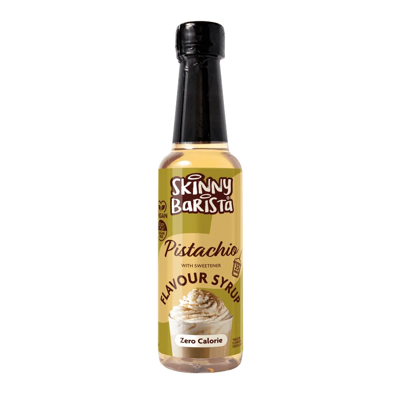 Jarabe de pistacho Skinny Barista - Jarabe de café Skinny sin azúcar y cero calorías - 250 ml - EDICIÓN LIMITADA