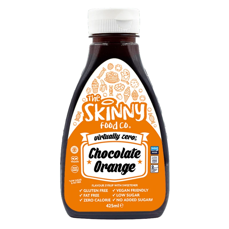 NUEVO Jarabe Skinny Chocolate con Naranja - Bajo en Calorías - 425 ml