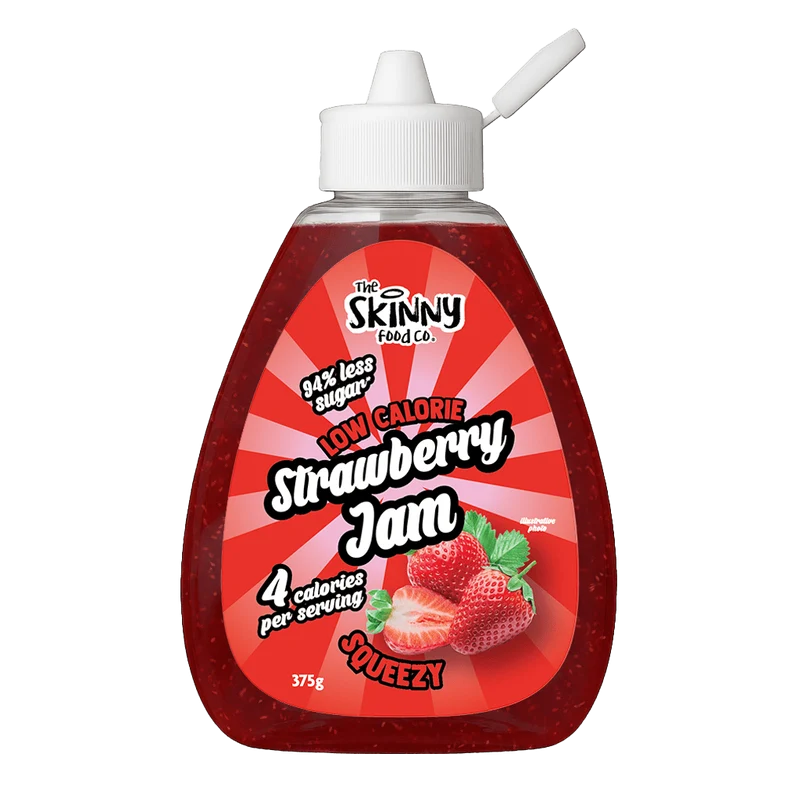 Mermelada Skinny Squeezy de fresa baja en azúcar - 375 g