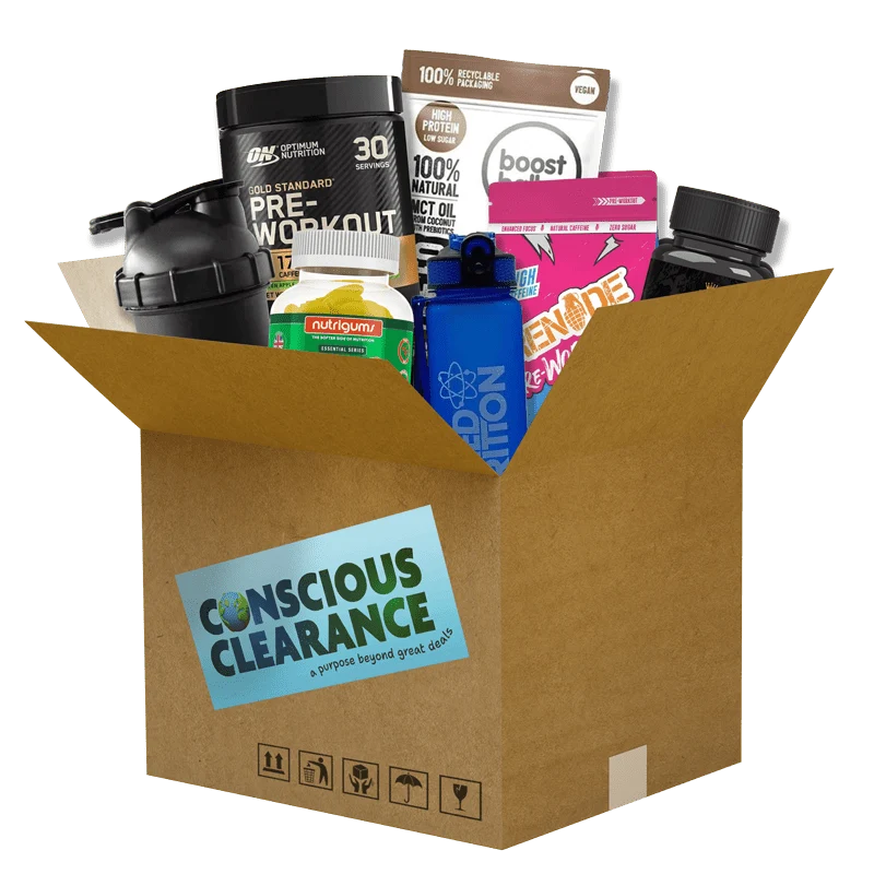 Caja de productos de bienestar y rendimiento de Conscious Clearance (Más de 60 £ en productos)