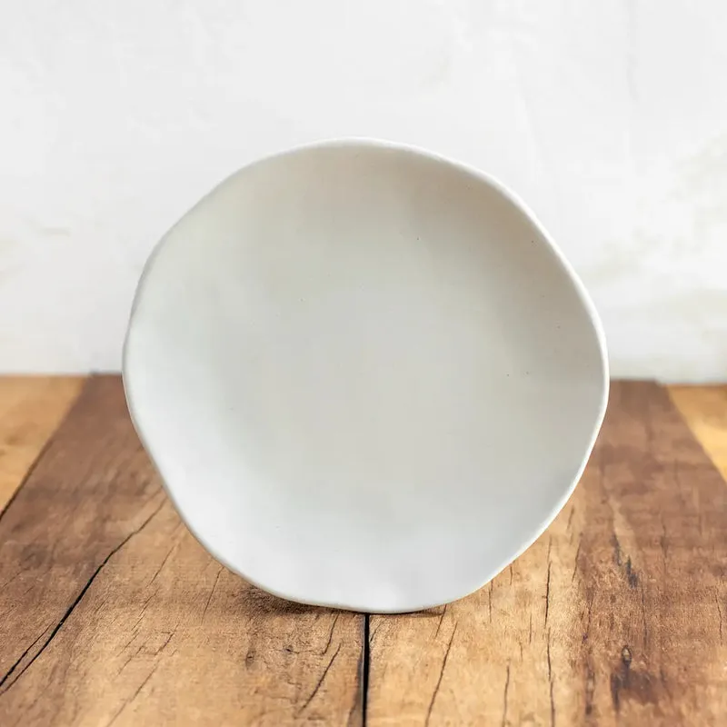Plato Pequeño Concavo Blanco