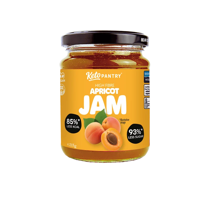 Mermelada de albaricoque baja en azúcar Keto Pantry - 215 g