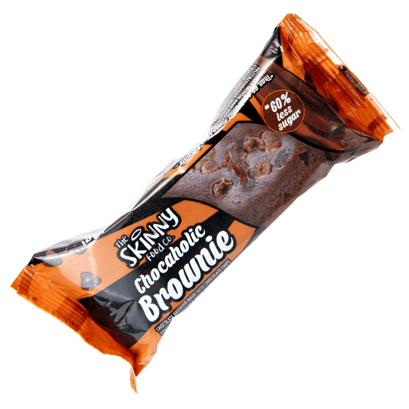 (Liquidación, Consumir preferentemente antes de agosto de 2026) Skinny (Cumple con la normativa HFSS) Chocolate con Brownie de Vainilla de Alto Contenido en Fibra 48 g