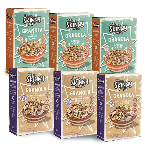 Paquete doble de granola Skinny
