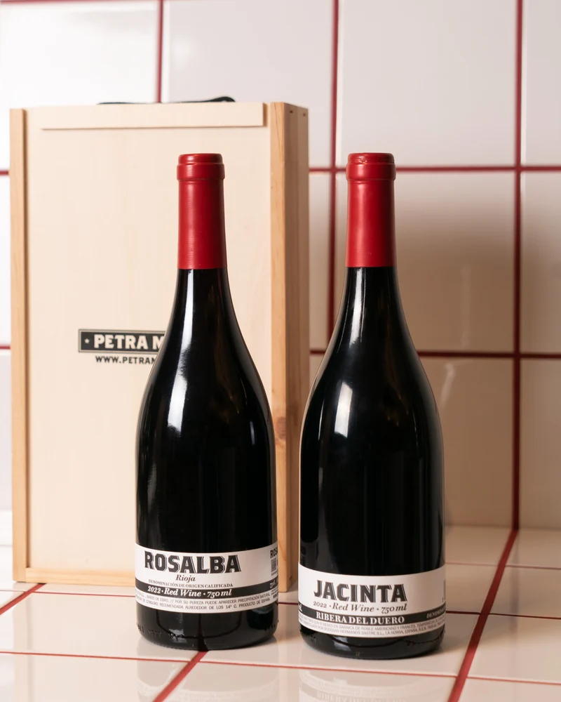 Pack regalo dos botellas tinto