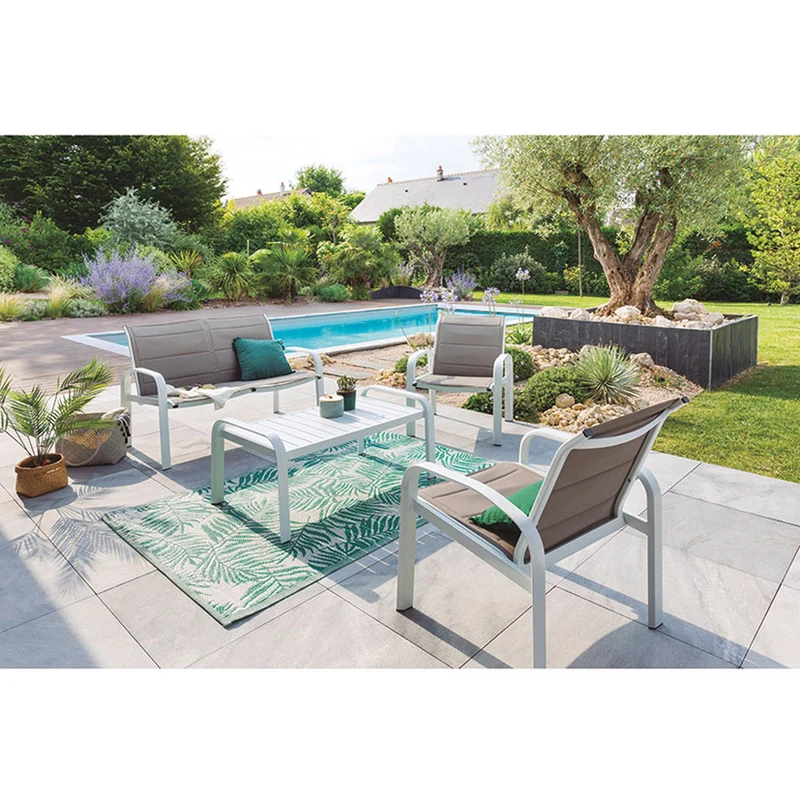 CONJUNTO DE JARDÍN ELIN ANTRACITA 3 PIEZAS