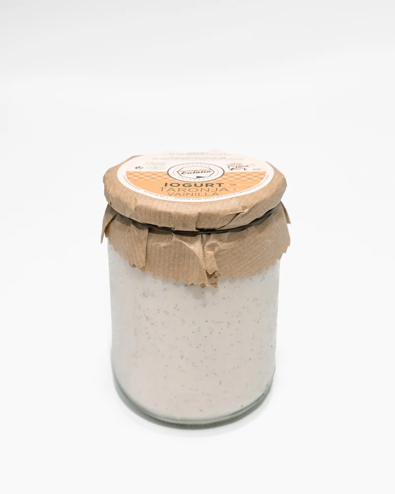 Yogur de vaca con naranja y vainilla 400 g