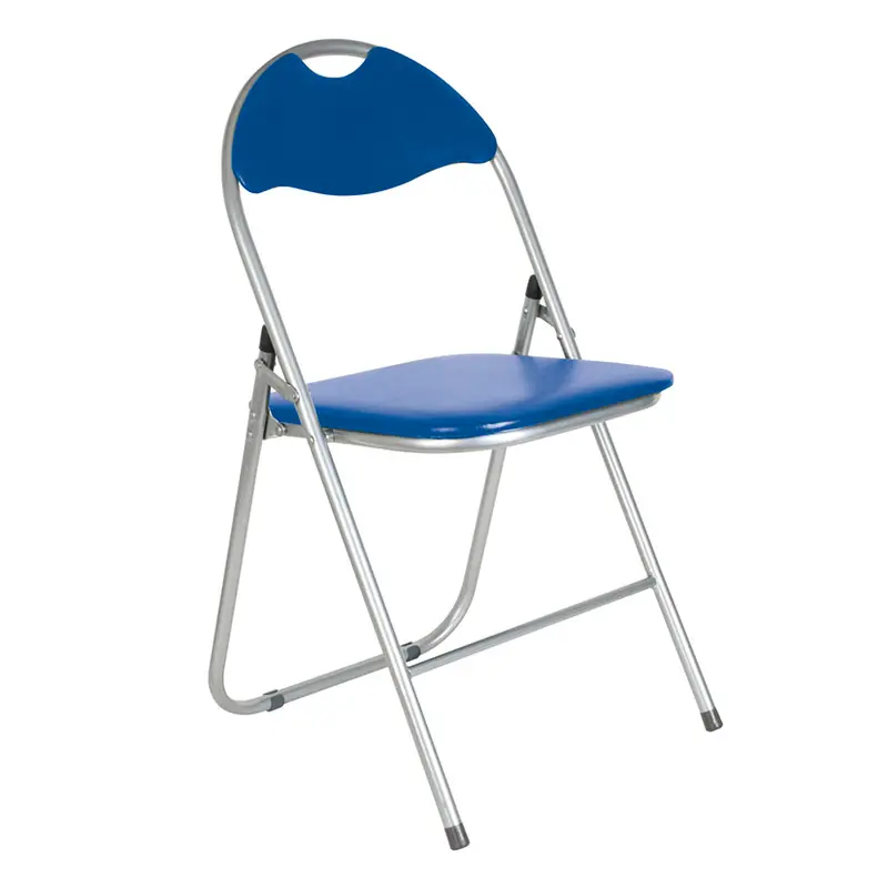 SET 6 SILLAS METÁLICAS PLEGABLES AZUL