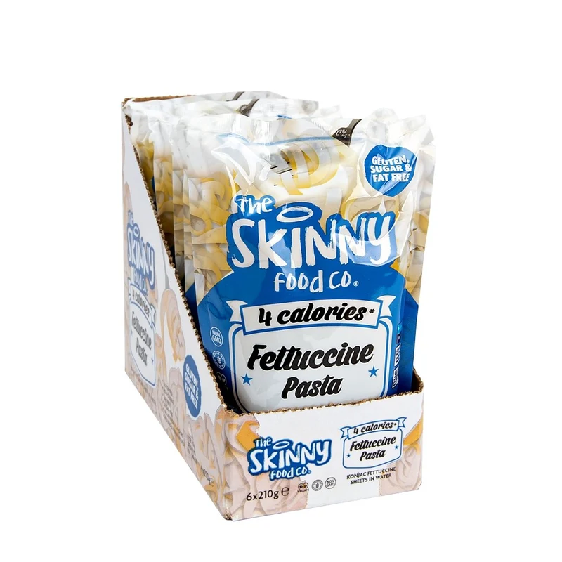 Pasta fetuccini flaca baja en calorías - (caja de 6 x 210 g)