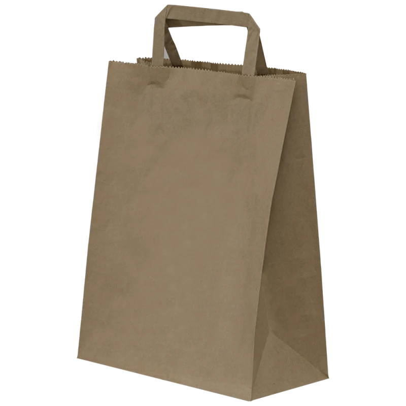 Bolsa Kraft Asa Plana XS 90gsm (22+10x29cm)