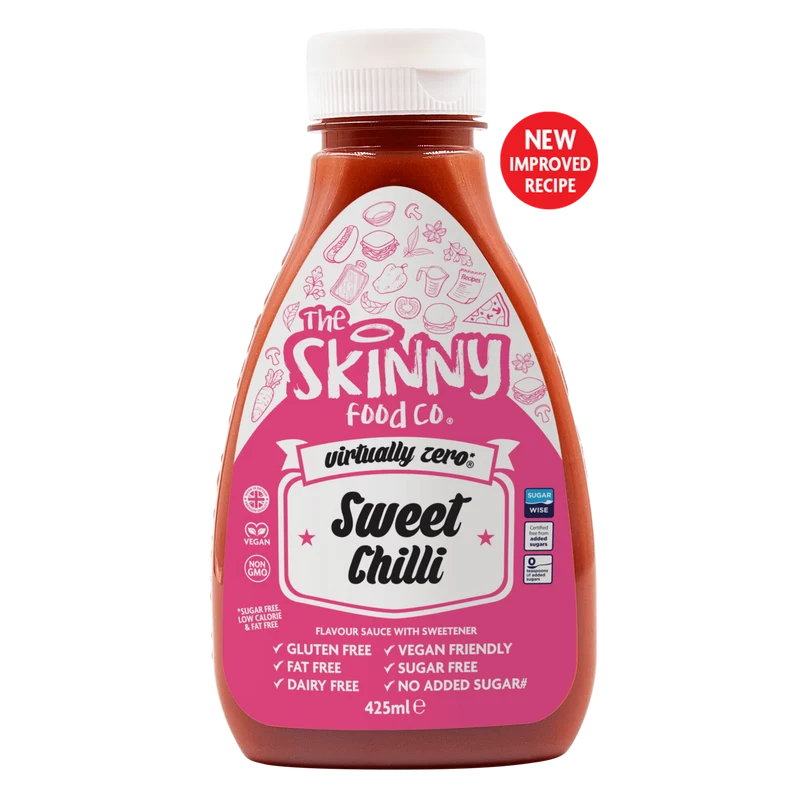 Salsa delgada de calorías Sweet Chilli Virtually Zero© - 425 ml