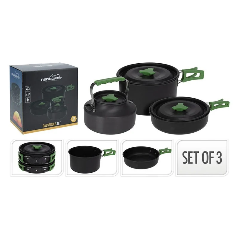 BATERÍA DE COCINA PARA CAMPING REDCLIFFS