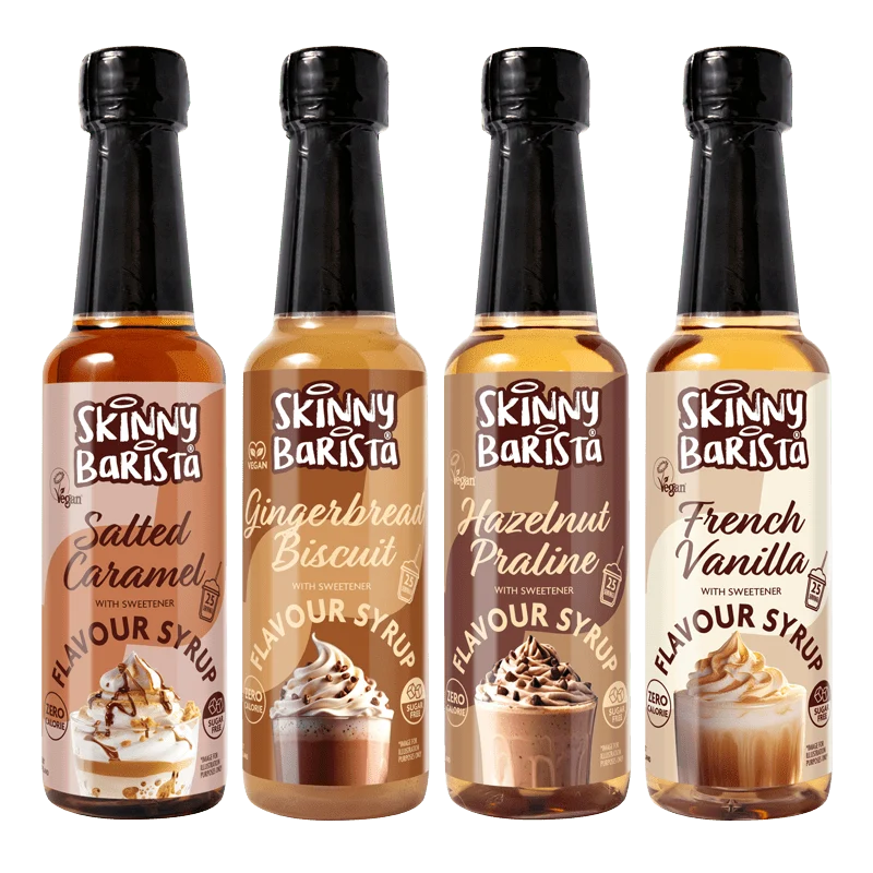 Paquete de 4 jarabes Barista por £11.99