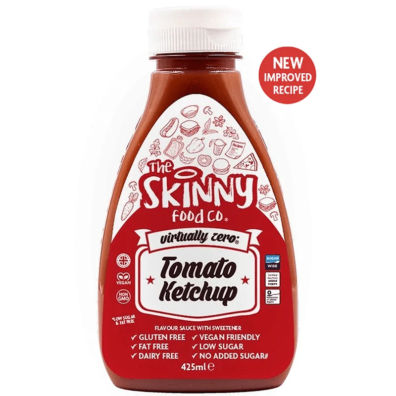 Tomate Ketchup Virtually Zero© Calorie Skinny Sauce - 425ml