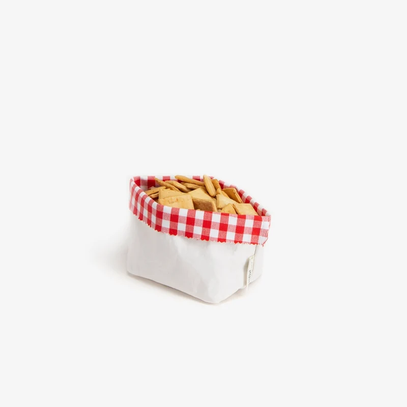 Panera vichy rojo y blanco