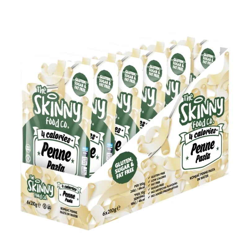 Pasta Penne delgada baja en calorías - (caja de 6 x 210 g)