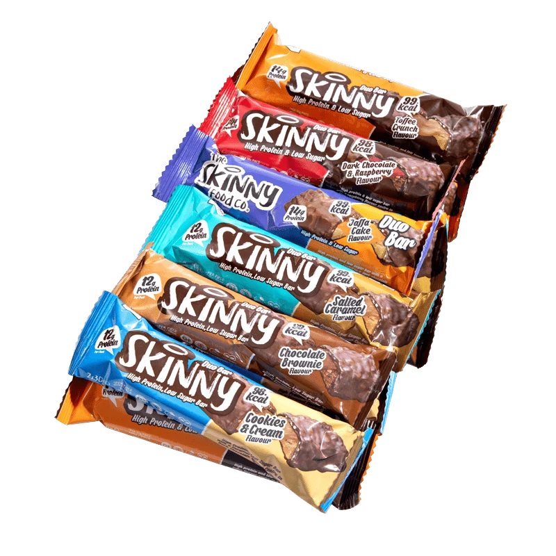 Barritas bajas en azúcar y altas en proteínas - Paquete variado (12 x 60 g)