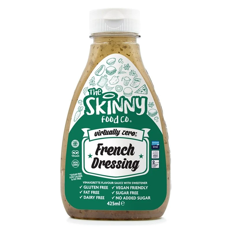 Aderezo francés con sabor prácticamente cero© Aderezo para ensalada tipo vinagreta delgada sin azúcar - 425 ml