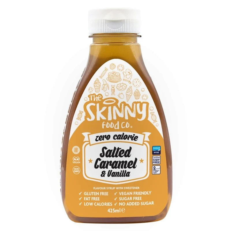 Caramelo Salado Vainilla Virtually Zero © Jarabe Flaco Sin Azúcar - 425ml