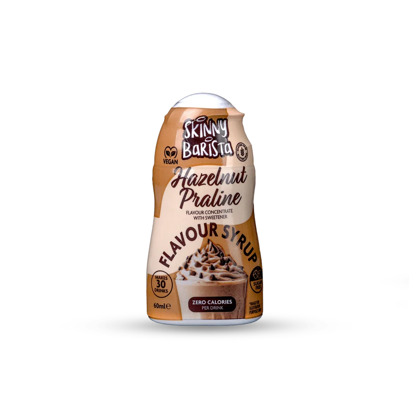 Jarabe de café Skinny Barista con sabor a avellana sin azúcar - 60 ml