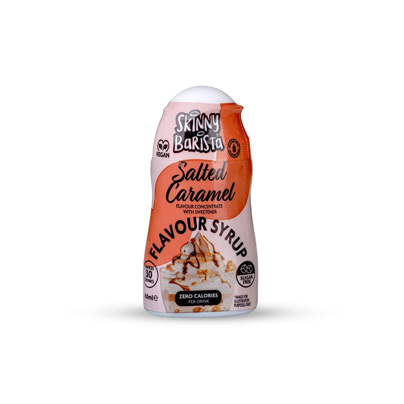 Jarabe de café Skinny Barista sabor caramelo salado sin azúcar - 60 ml