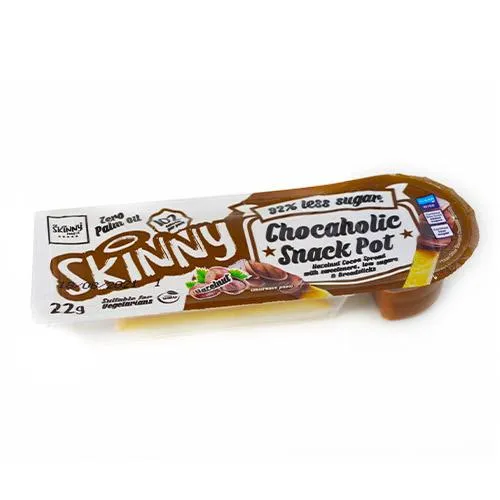 Tarrina de chocolate flaco con avellanas y chocolate Chocaholic - 22 g