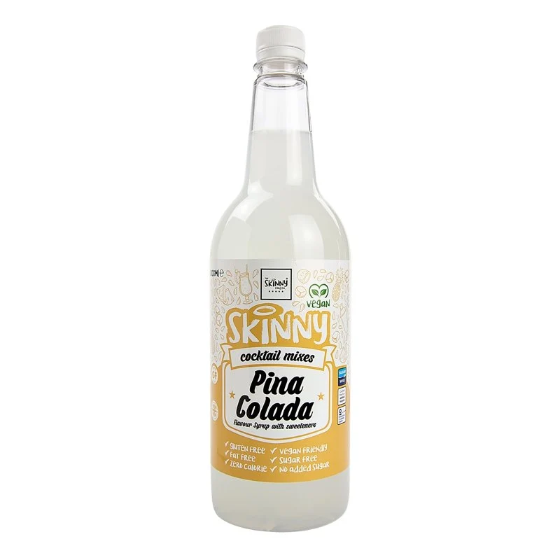 (Liquidación, Consumir preferentemente antes de septiembre de 2025) Mezcla ligera para cócteles sin azúcar de piña colada - 1 litro