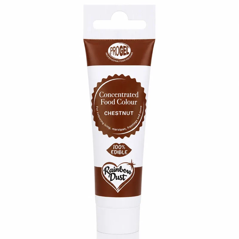 COLORANTE EN GEL PROGEL CHESTNUT (CASTAÑO) RAINBOW BUST