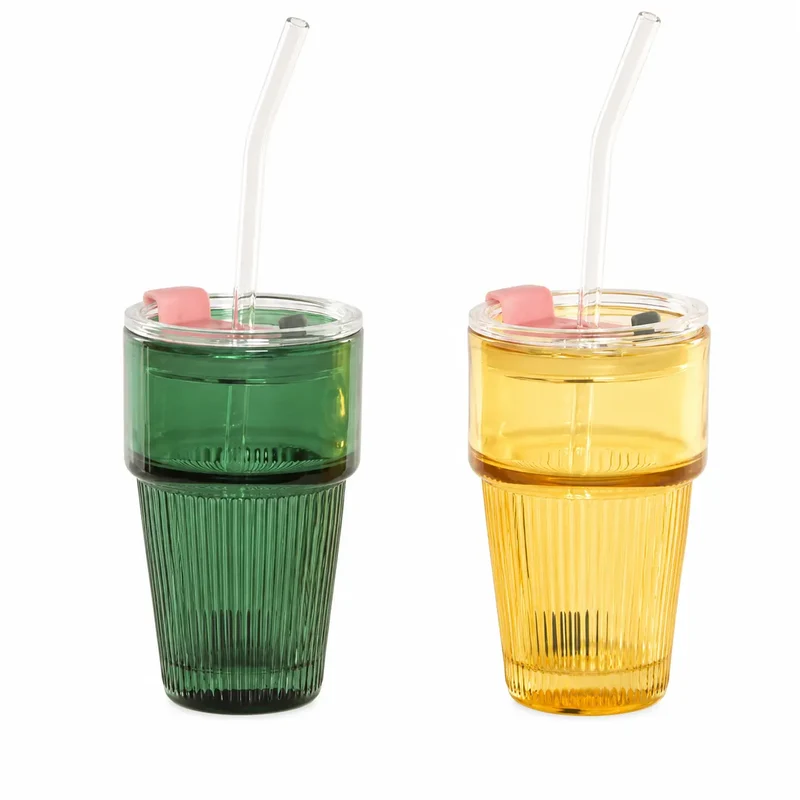 VASO VIDRIO BOROSILICATO SILICONA 9X13CM 300ML