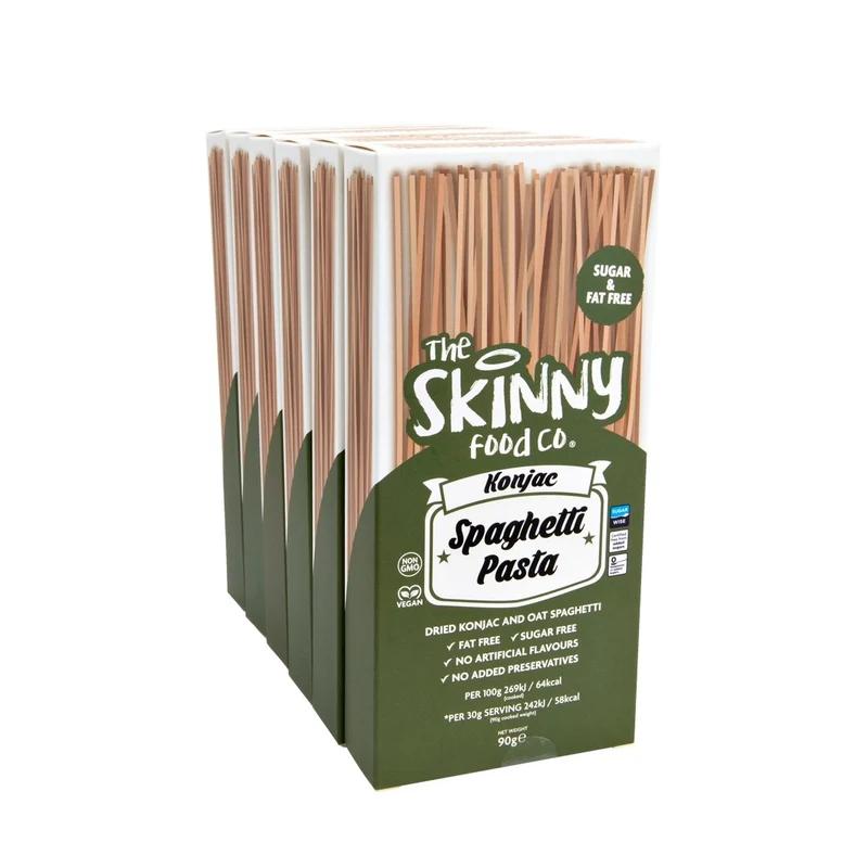 Pasta de espagueti Konjac seca - (caja de 6 x 90 g)