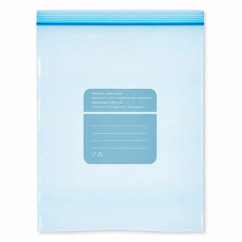 CAJA BOLSAS CONGELACIÓN 25X30CM ZIP 15UDS