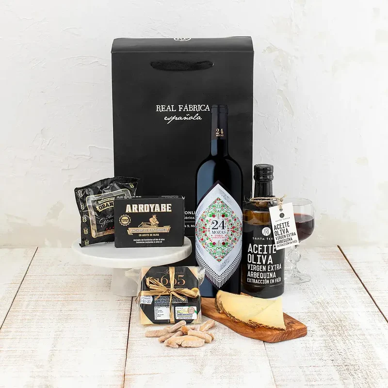 Pack Aceite, Queso, Anchoas y Vino