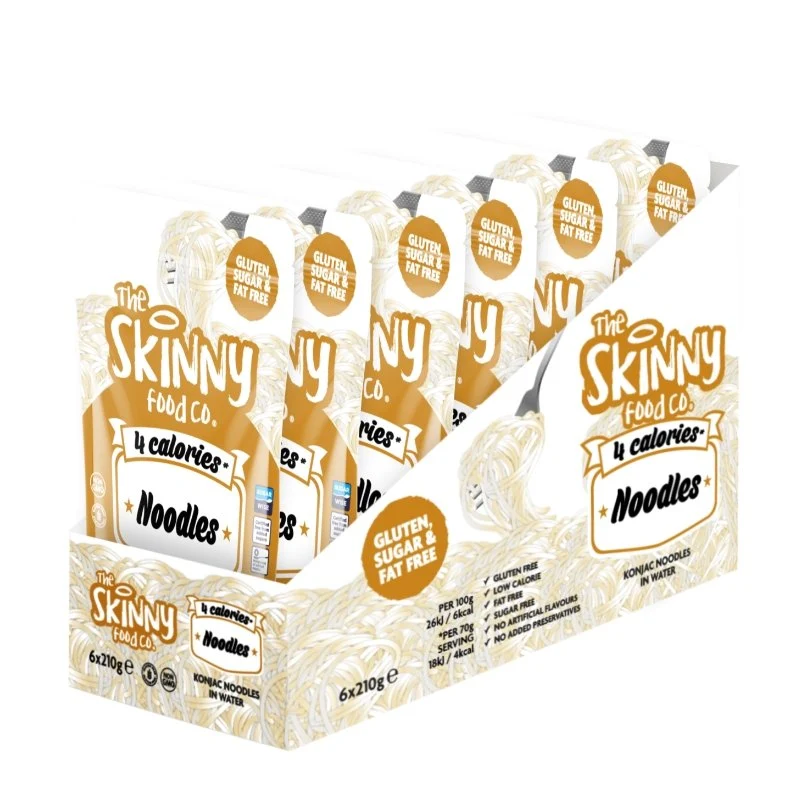 Fideos flacos Shirataki de 4 calorías - (caja de 6 x 210 g)