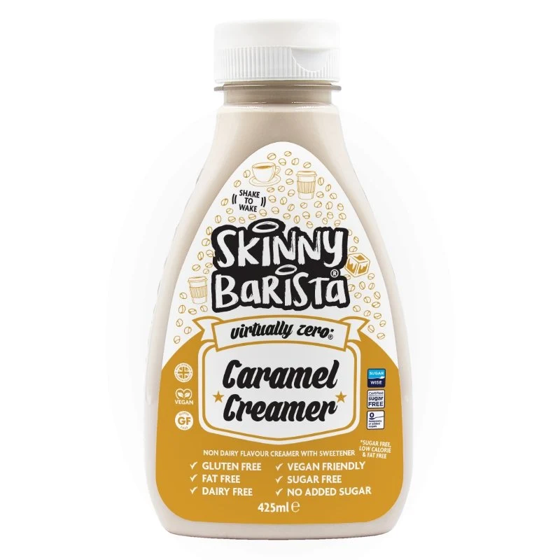 Crema de caramelo con sabor a caramelo - Crema fina sin lácteos - 425 ml