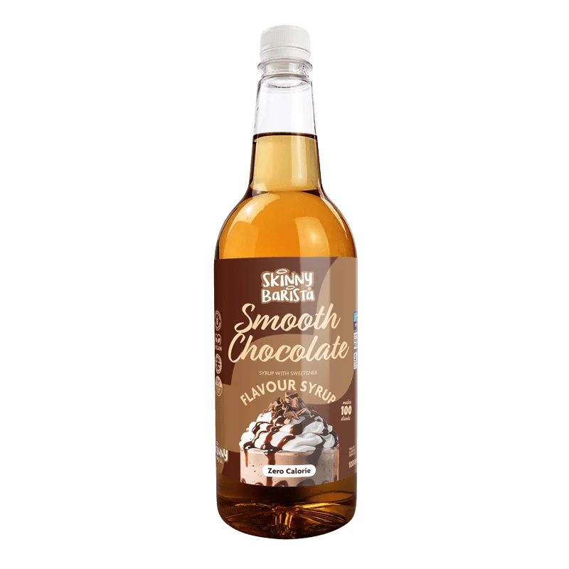 Jarabe de chocolate Skinny Barista - Café Skinny sin azúcar y cero calorías - 1 litro