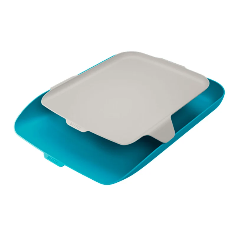 LEITZ Cosy - Bandeja Porta Documentos de Sobremesa con Organizador, Azul