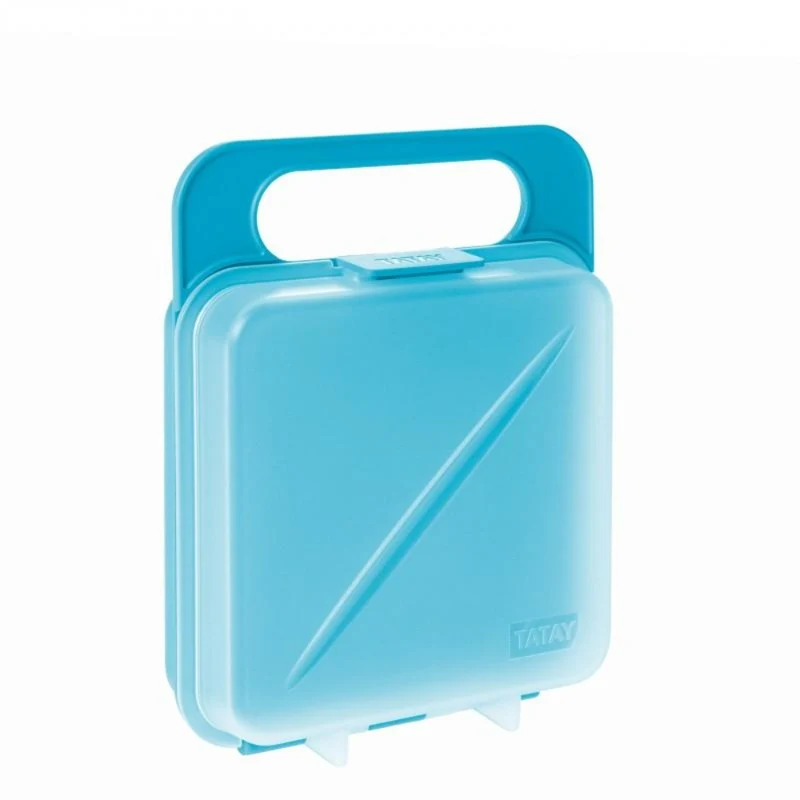 TATAY - Porta Sandwich Reutilizable y Ecológico. Libre de BPA. Azul