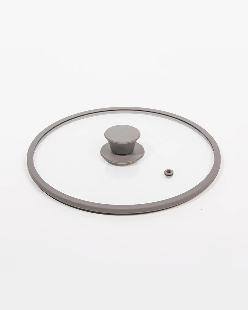 Tampa para Caçarola GLASS LID Cinza D.24cm