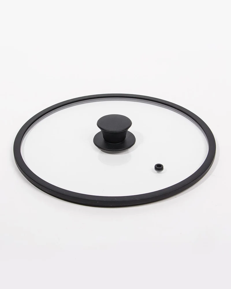 Tampa para Caçarola GLASS LID Preto D.26cm