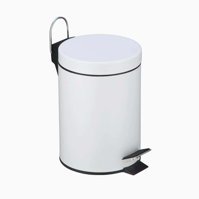 Balde do Lixo NETT com Pedal Branco 5L