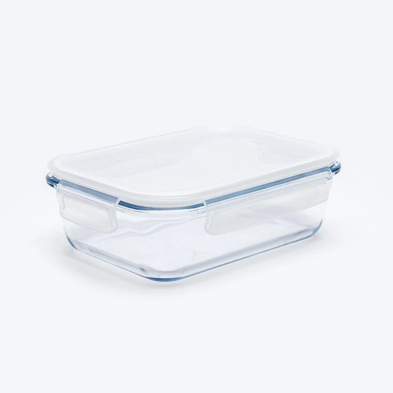 Caixa para Alimentos LOCK Branco 1.04L