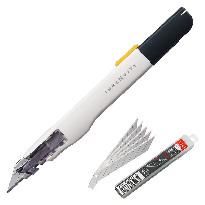 SDI 0443 - Cutter Profesional SDI Ingenuity con 10 Cuchillas de Recambio Acero SK2+Cr